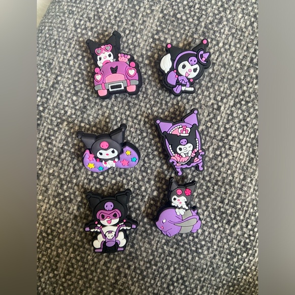 Kuromi Croc Charms (6 charms) - Picture 1 of 3